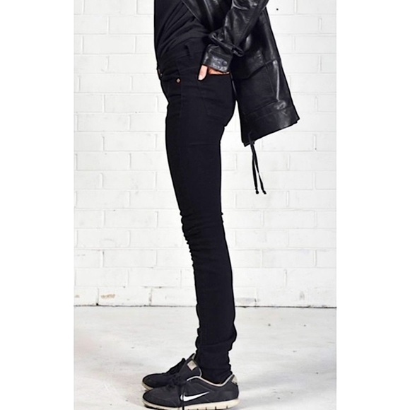 One Teaspoon X Black Moleskin Loonies - Picture 5 of 16